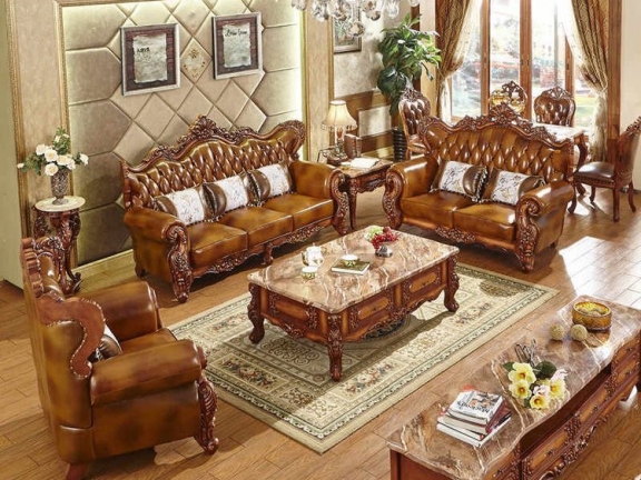 Bộ bàn ghế gỗ đỏ hoàng gia